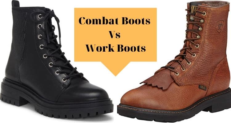 working out in combat boots